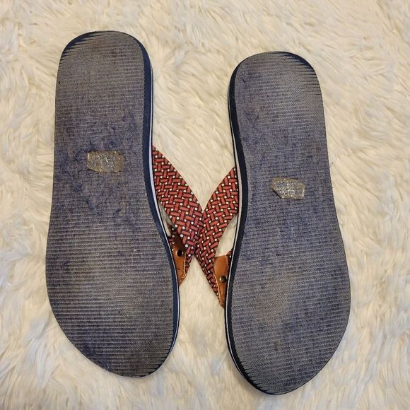 Tommy Hilfiger fabric thong sandals - Picture 3 of 7
